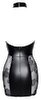 Minikleid „Fucking Fabulous“ im Mattlook mit Samtflockprint-Transparenzen