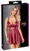 Minikleid im roten Mattlook