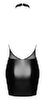 Minikleid im stylischen Material-Mix