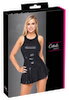 Minikleid im schwarzen Wetlook