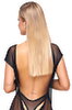 Netz-Kleid mit eingenähtem Netz-Body