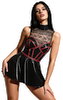 Minikleid im Corsagen-Style