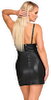 Minikleid aus weichem Lederimitat