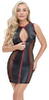 Minikleid im 2-farbigen Mattlook