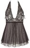 Babydoll mit Neckholder und doppellagigem Rockteil