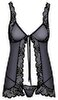 Babydoll plus String mit Effektspitze