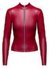 Langarm-Top im roten Mattlook