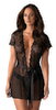 Kimono „Alluria“ inklusive Spitzen-String