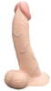 Naturdildo „slipskin curvy“ mit Saugfuß