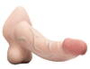Naturdildo „slipskin curvy“ mit Saugfuß