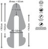 Analplug „2in1 Butt Plug & Extension“ als Penisverlängerung
