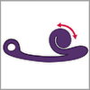 Vibrator „SVibe Curve“ mit 2 Motoren für 600 Vibrations-Kombinationen