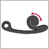 Vibrator „SVibe Curve“ mit 2 Motoren für 600 Vibrations-Kombinationen