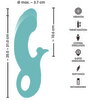 Stoßvibrator mit Kugel-Klitorisvibrator