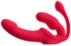 Strapless Strap-on „Triple Teaser RC“ mit 3-facher Vibration