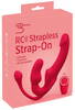 Strapless Strap-on „Triple Teaser RC“ mit 3-facher Vibration