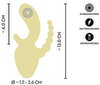 Minivibrator mit Klitoris- & Anus-Stimulator