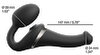 Strapless Strap-on „Multi Orgasm Bendable“ mit 3 Motoren