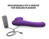Strapless Strap-on „Vibrating Bendable“ mit 3 Motoren