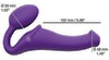 Strapless Strap-on „Vibrating Bendable“ mit 3 Motoren
