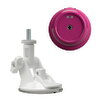 Stoßvibrator „Thrusting & Rotating Fucking Machine“ mit abnehmbarem Saugfuß