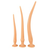 3-teiliges Analplug-Set „Super Long Flexible Butt Plug Set“, verschiedene Extra-Längen und Gewichte