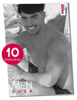 Hauptbild von Pin-up Kalender „Men 2026“ im 10er-Pack