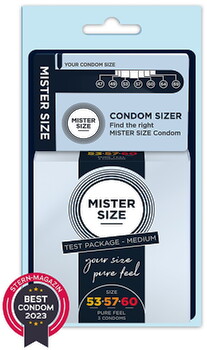 Hauptbild von Kondome „Test Package Medium“ inkl. Condom Sizer (Penis-Maßband)