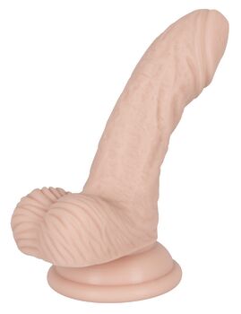 Hauptbild von Naturdildo „Silicone Dildo S“, 14,5 cm mit Saugfuß, sehr biegsam