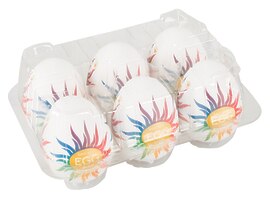 Hauptbild von Masturbator „Egg Shiny Pride Edition“, mit Rillenstruktur