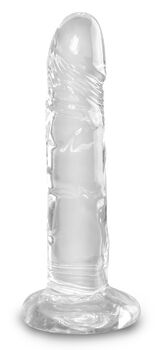 Hauptbild von Naturdildo „6“-Cock Clear“ mit Saugfuß