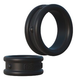 Hauptbild von 2-teiliges Set Hoden-Penisringe „Max-Width Silicone Rings“