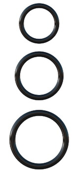 Hauptbild von 3-teiliges Penisring-Set „Silicone 3-Ring Stamina Set“, aus Silikon