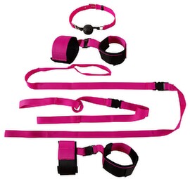 Hauptbild von 10-teiliges Bondage-Set „Pink Passion Bondage Kit“, Grundausstattung für Fessel-Einsteiger.