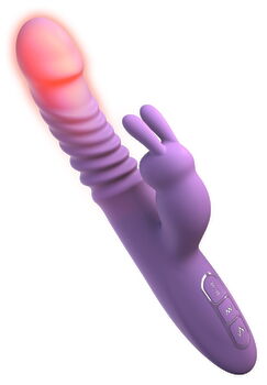 Stoßvibrator “her thrusting silicone rabbit”, mit Heizfunktion