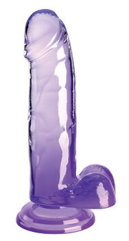 Naturdildo „7“-Cock with Balls“ mit Saugfuß