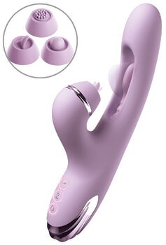 Hauptbild von Rabbitvibrator „G-Touch Pulse Pro“ inklusive 3 Klitoris-Aufsätze