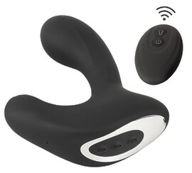 Hauptbild von Analplug „RC Butt Plug with 3 functions“ zum Aufpumpen, 10 Vibrations-/Pulsationsmodi, wiederaufladbar