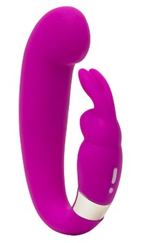Hauptbild von Rabbitvibrator „mini g-spot curve vibe“ mit 15 Vibrationsmodi, wasserdicht