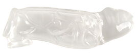 Hauptbild von Penishülle „Penis Sleeve with extension + ball ring“ mit Hodenring