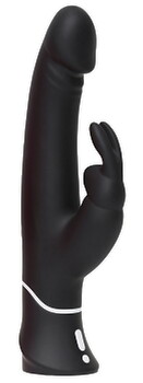 Rabbitvibrator „Realistic Vibrator“ mit 2 Motoren, 25,5 cm