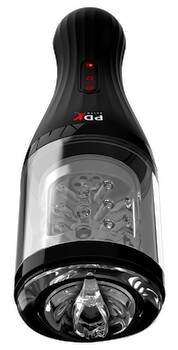 Hauptbild von Masturbator „Elite Talk Dirty Rotobator“, mit 7 Rotationsmodi, in der Dose
