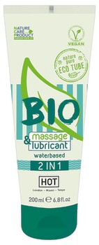 Massage-& Gleitgel „BIO waterbased 2in1“ vegan