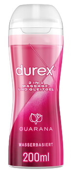 Hauptbild von Massage- und Gleitgel „Durex Play 2 in 1 Guarana“