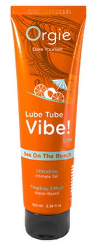 Hauptbild von Erotik-Gel „Lube Tube Vibe! Sex on the Beach“ mit Vibrations-Effekt