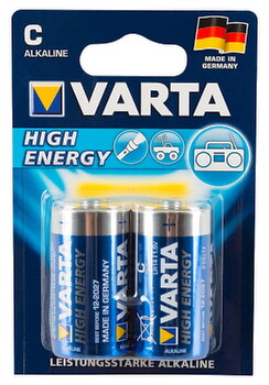 High Energy-Batterien, C, 2er-Set