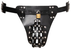 Hauptbild von Keuschheits-String aus Leder