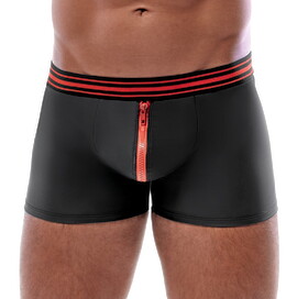 Hauptbild von Pants im Mattlook mit auffälligem roten Reißverschluss