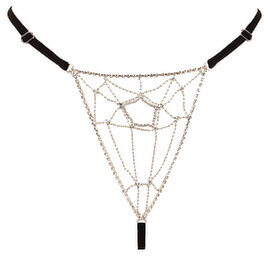 Hauptbild von String mit Glitzer-Front aus Strass und Perlen