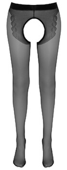 Hauptbild von Strumpfhose ouvert mit eingewebtem Tanga